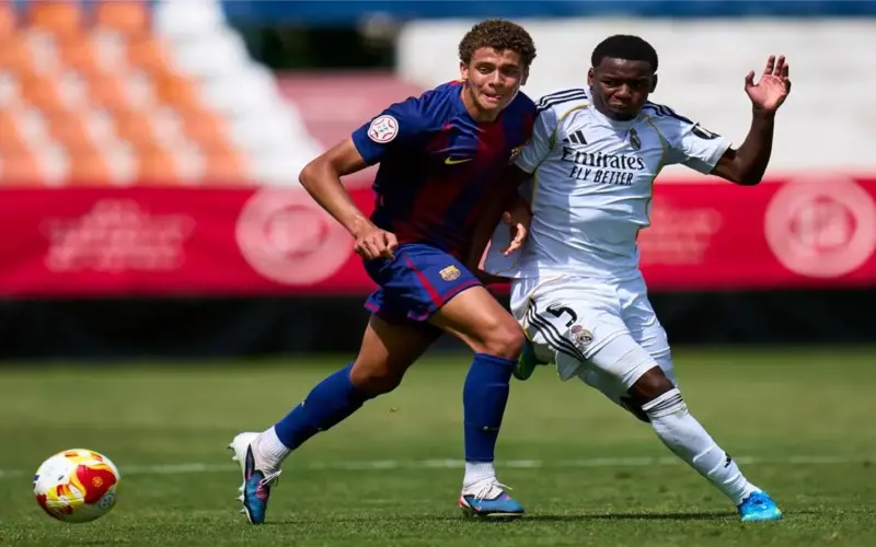 بمشاركة حمزة عبد الكريم.. برشلونة يسقط برباعية أمام ريال مدريد في نهائي كأس الأبطال للشباب